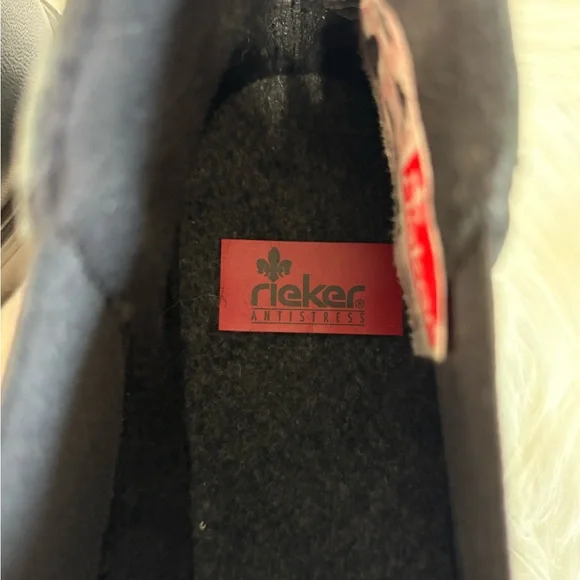 Rieker Women's Black Ankle Boots - Picture 6 of 8